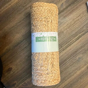 New Boho Farmhouse Natural Woven Table Runner 13x72” Hobby Lobby